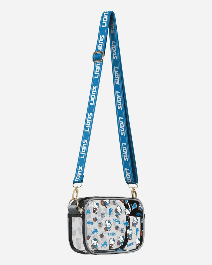 Detroit Lions Hello Kitty® Clear Crossbody Bag FOCO - FOCO.com