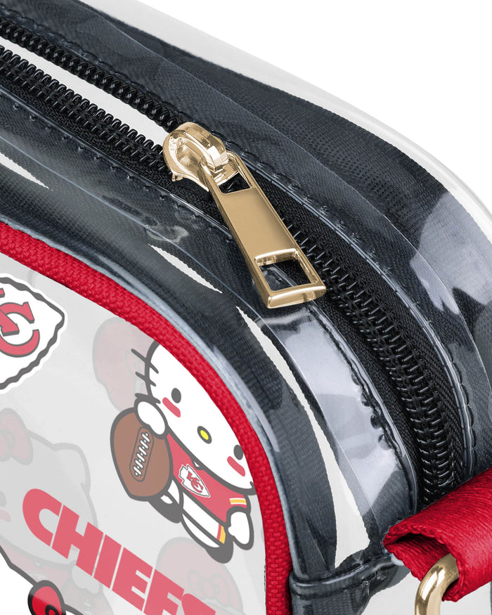 Kansas City Chiefs Hello Kitty® Clear Crossbody Bag FOCO - FOCO.com