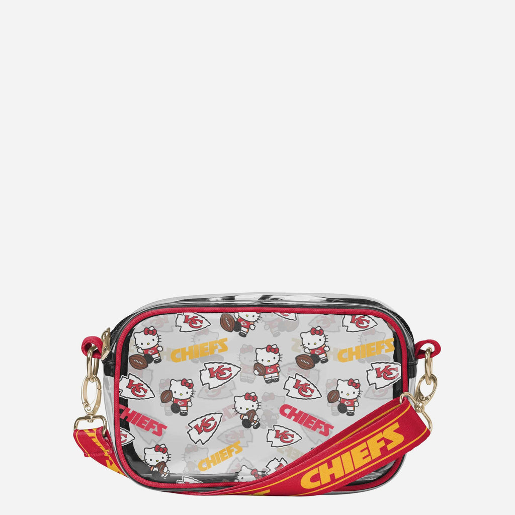 Kansas City Chiefs Hello Kitty® Clear Crossbody Bag FOCO - FOCO.com
