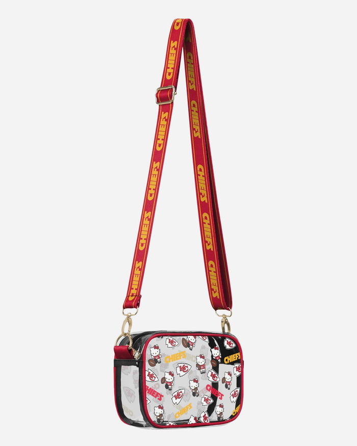 Kansas City Chiefs Hello Kitty® Clear Crossbody Bag FOCO - FOCO.com