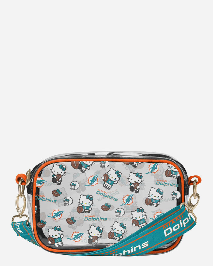 Miami Dolphins Hello Kitty® Clear Crossbody Bag FOCO - FOCO.com