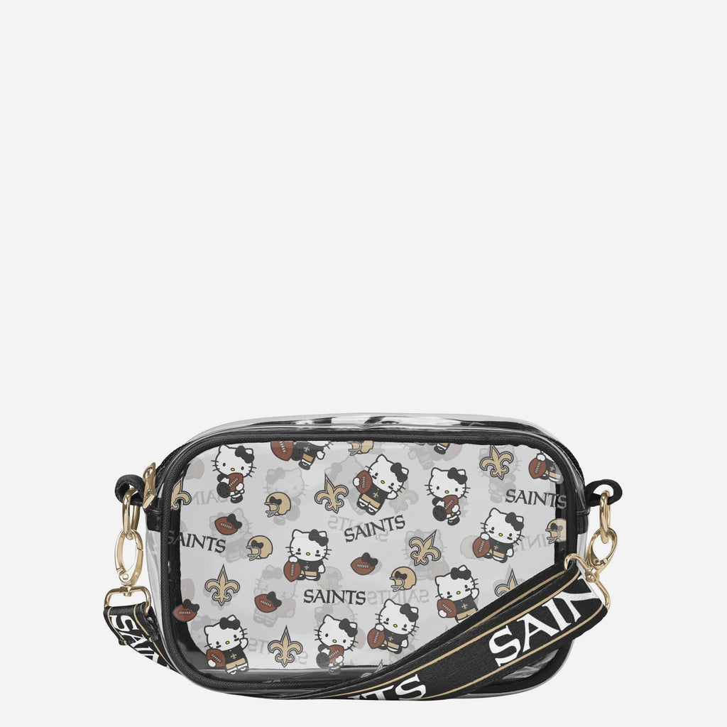 New Orleans Saints Hello Kitty® Clear Crossbody Bag FOCO - FOCO.com
