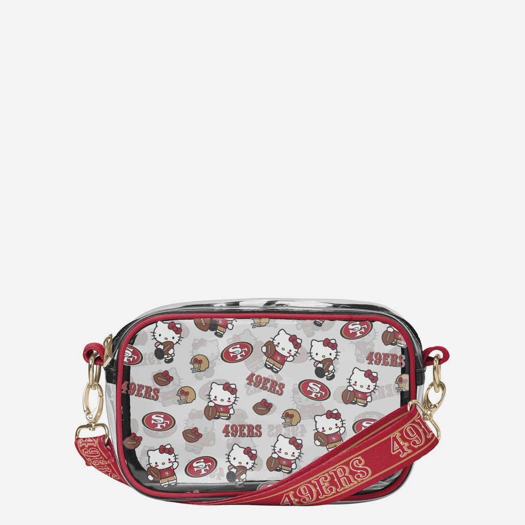 San Francisco 49ers Hello Kitty® Clear Crossbody Bag FOCO - FOCO.com