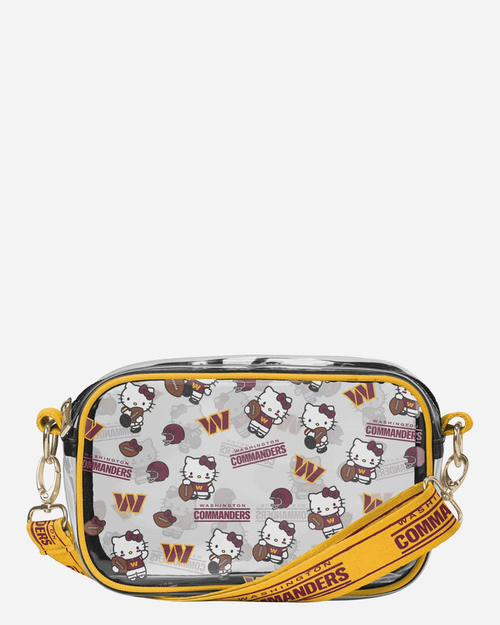 Washington Commanders Hello Kitty® Clear Crossbody Bag FOCO - FOCO.com