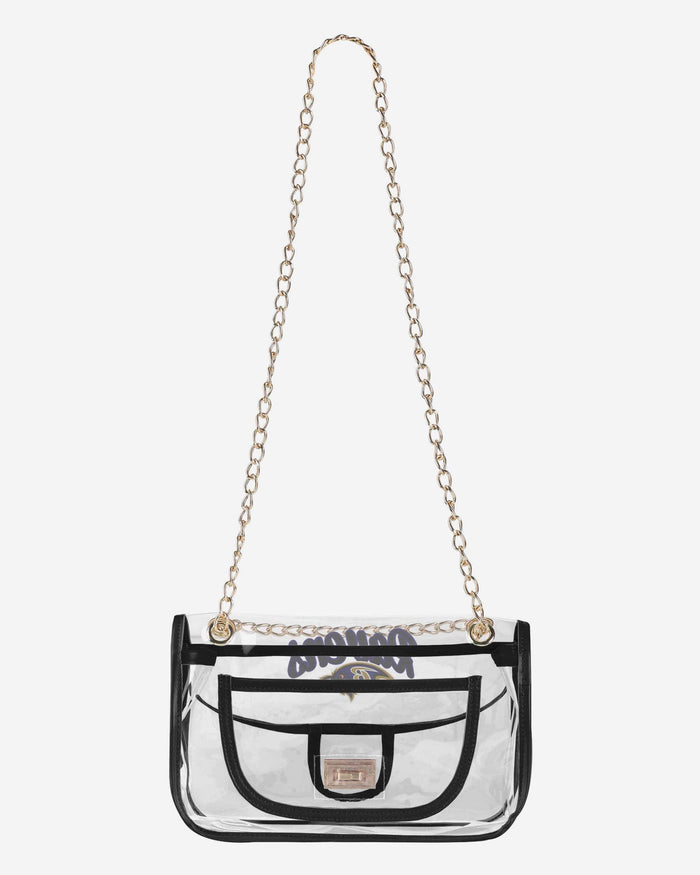 Baltimore Ravens Clear Crossbody Chain Bag FOCO - FOCO.com