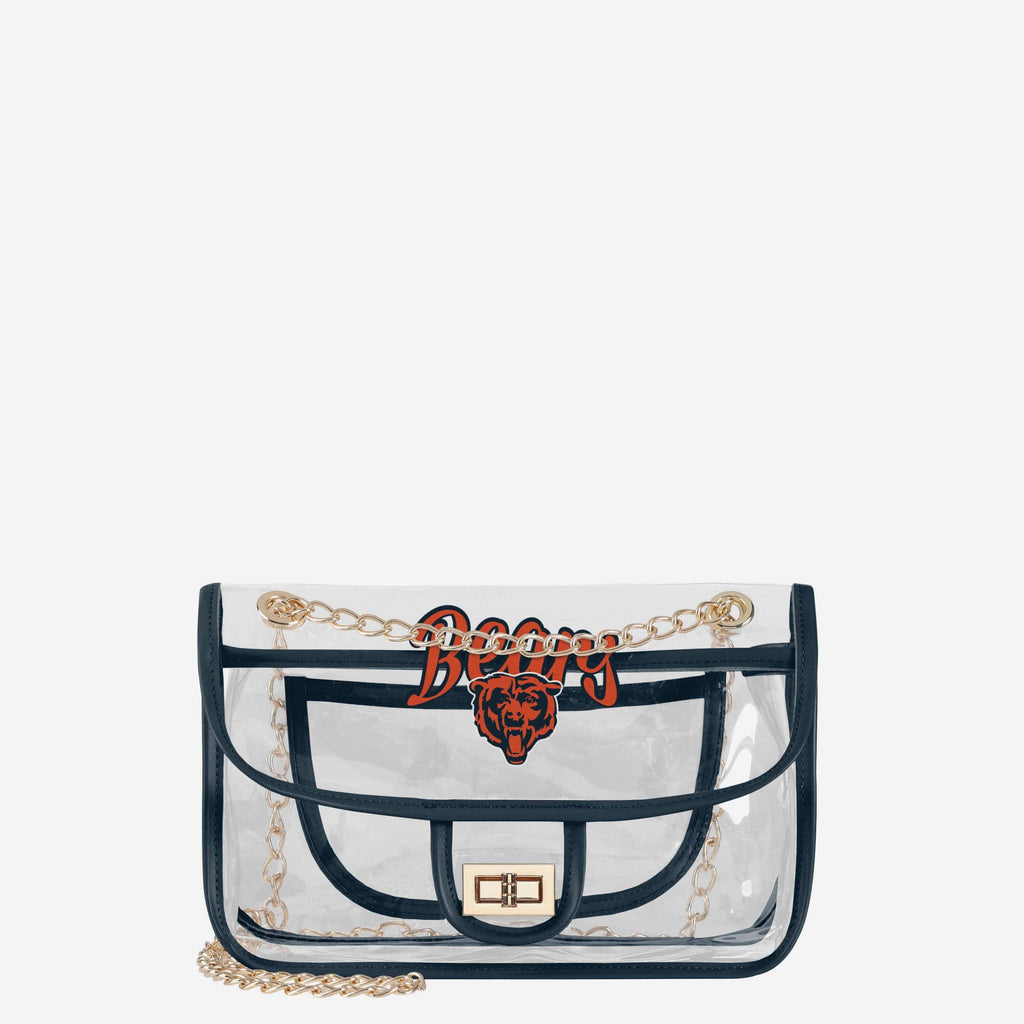 Chicago Bears Clear Crossbody Chain Bag FOCO - FOCO.com