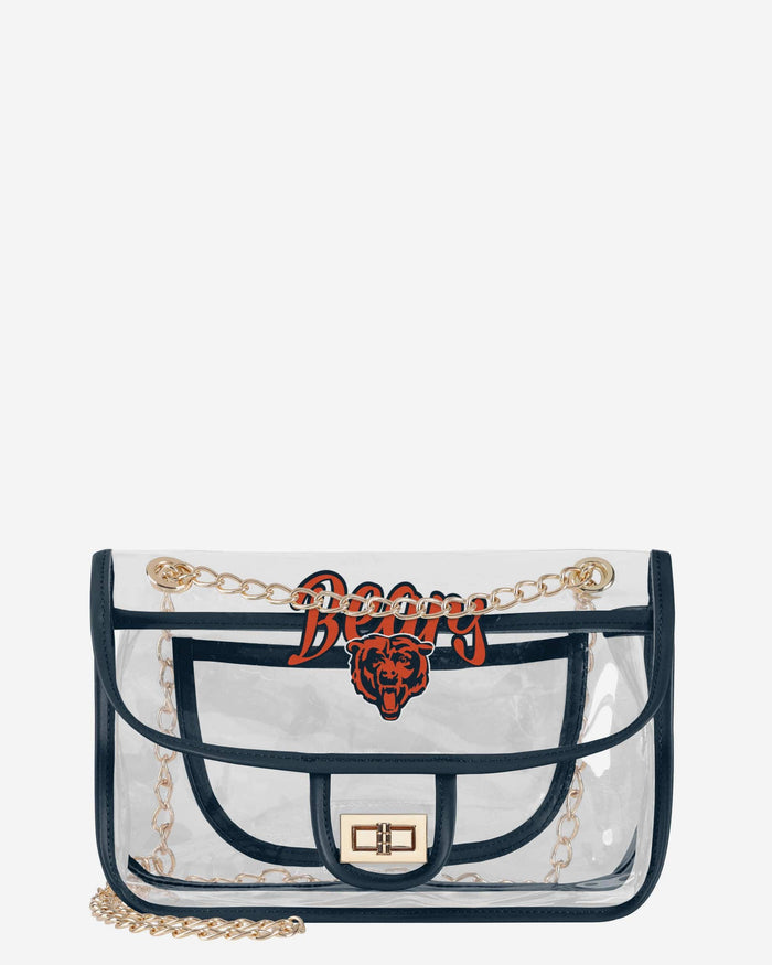 Chicago Bears Clear Crossbody Chain Bag FOCO - FOCO.com