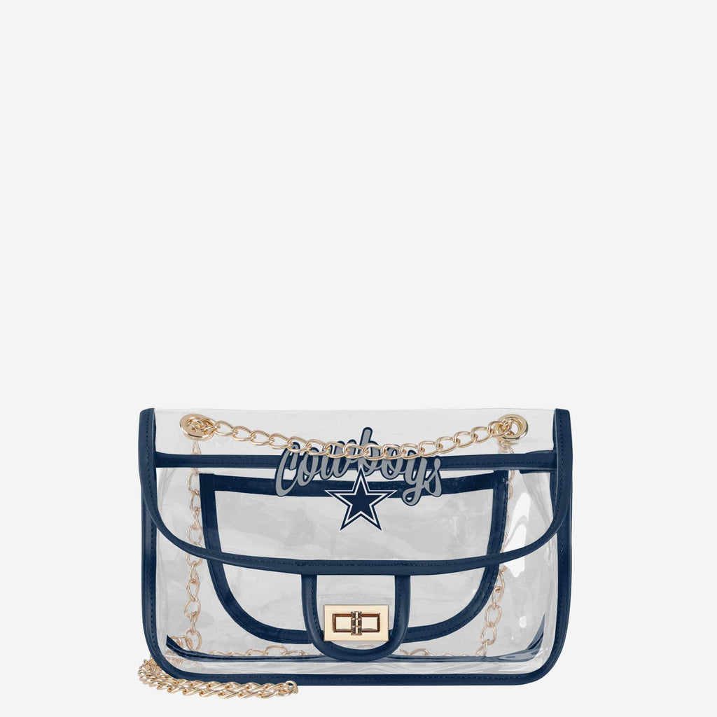 Dallas Cowboys Clear Crossbody Chain Bag FOCO - FOCO.com