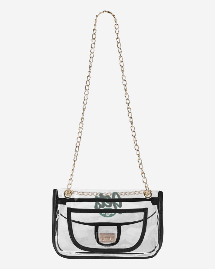 New York Jets Clear Crossbody Chain Bag FOCO - FOCO.com