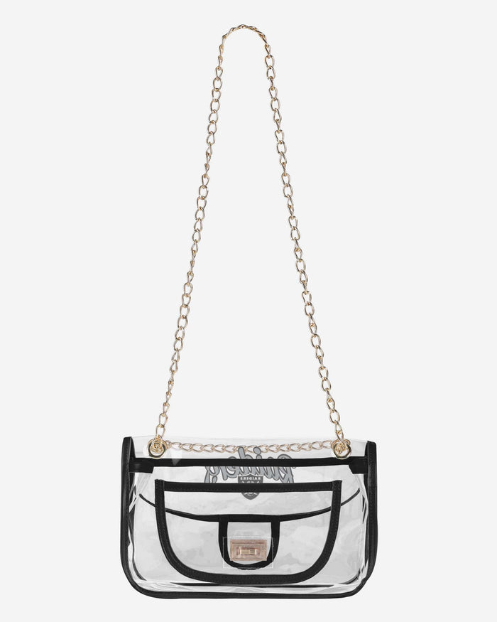 Las Vegas Raiders Clear Crossbody Chain Bag FOCO - FOCO.com