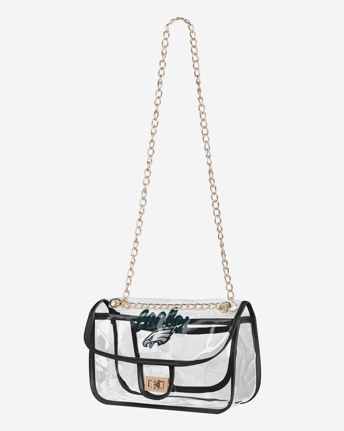 Philadelphia Eagles Clear Crossbody Chain Bag FOCO - FOCO.com