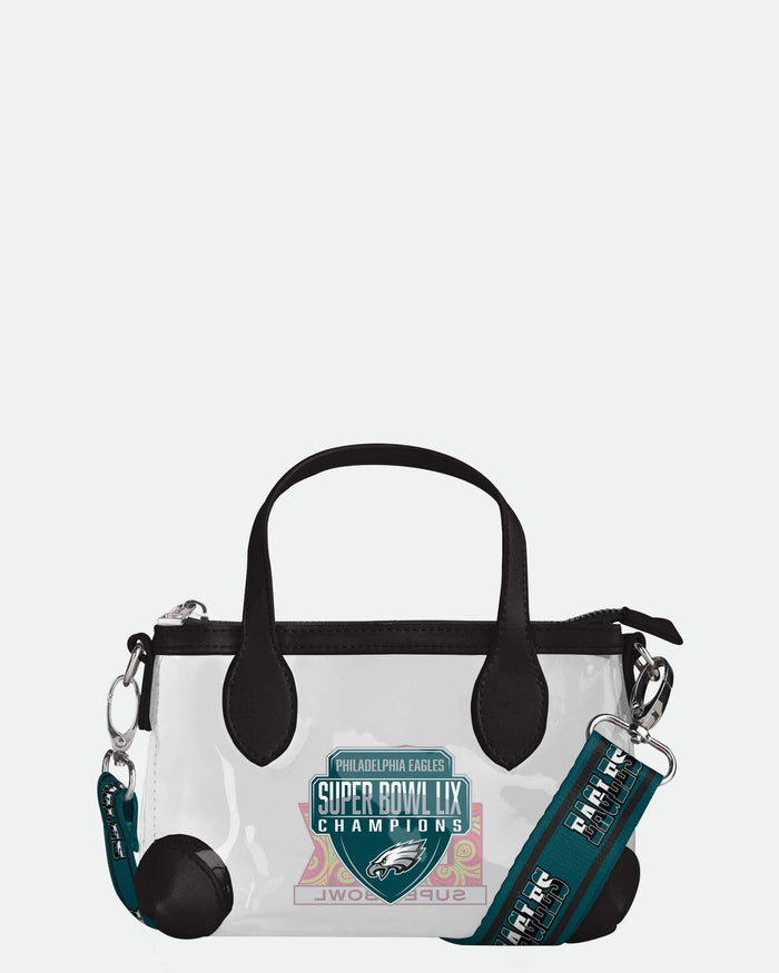 Philadelphia Eagles Super Bowl LIX Champions Clear Mini Crossbody FOCO - FOCO.com