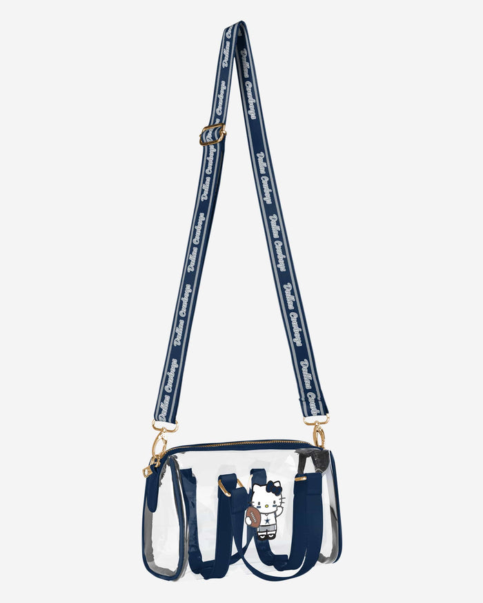 Dallas Cowboys Hello Kitty® Clear Barrel Bag FOCO - FOCO.com
