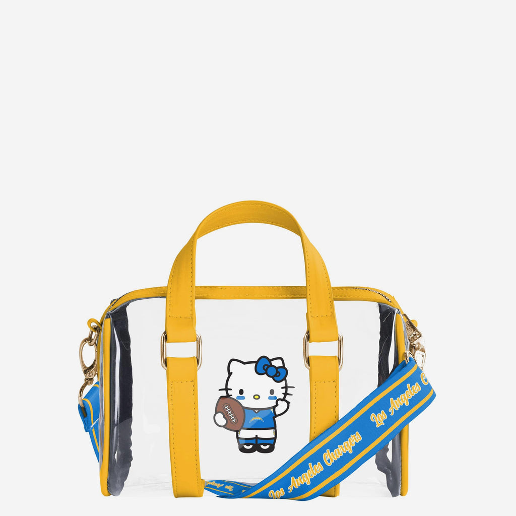 Los Angeles Chargers Hello Kitty® Clear Barrel Bag FOCO - FOCO.com