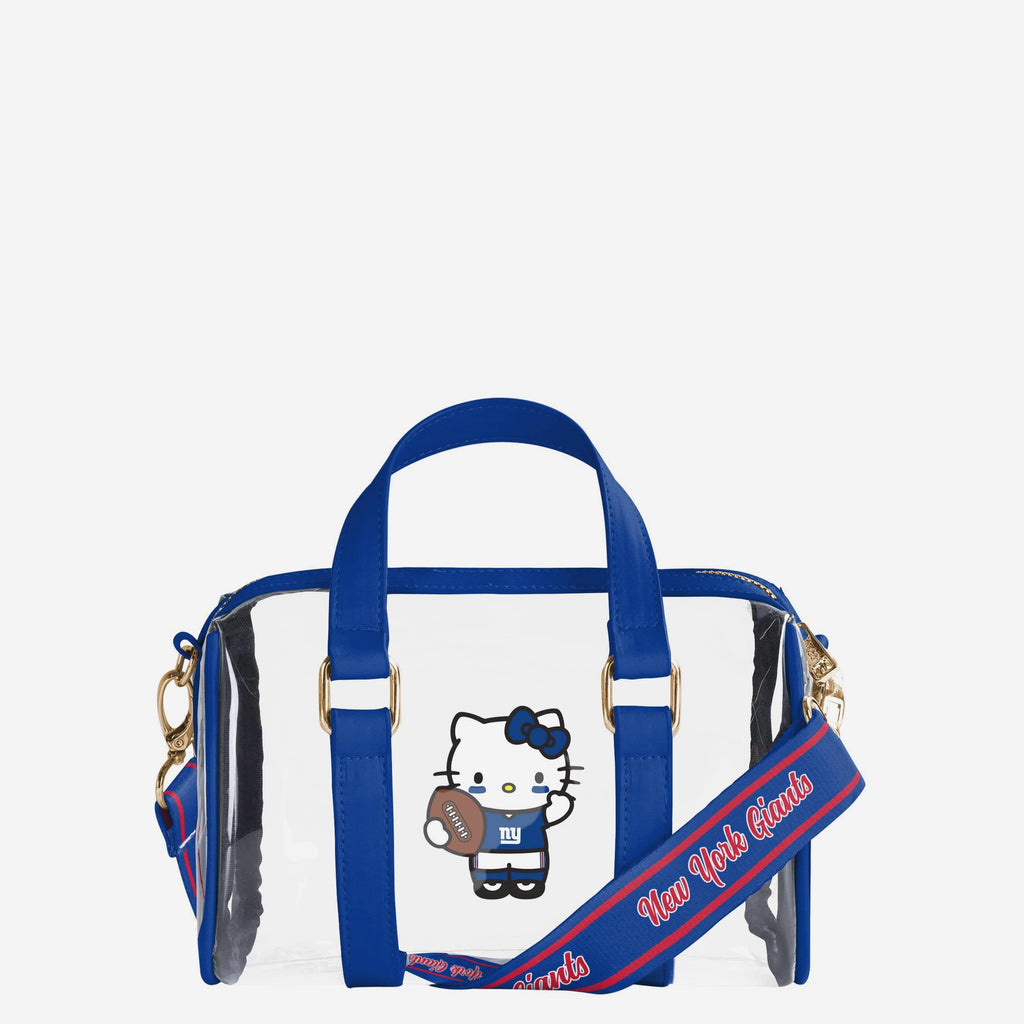 New York Giants Hello Kitty® Clear Barrel Bag FOCO - FOCO.com