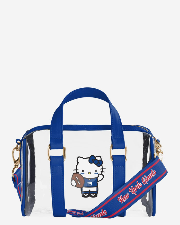 New York Giants Hello Kitty® Clear Barrel Bag FOCO - FOCO.com