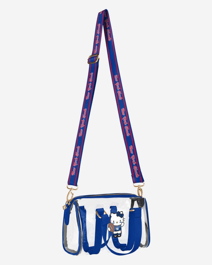 New York Giants Hello Kitty® Clear Barrel Bag FOCO - FOCO.com