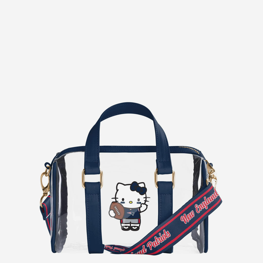 New England Patriots Hello Kitty® Clear Barrel Bag FOCO - FOCO.com