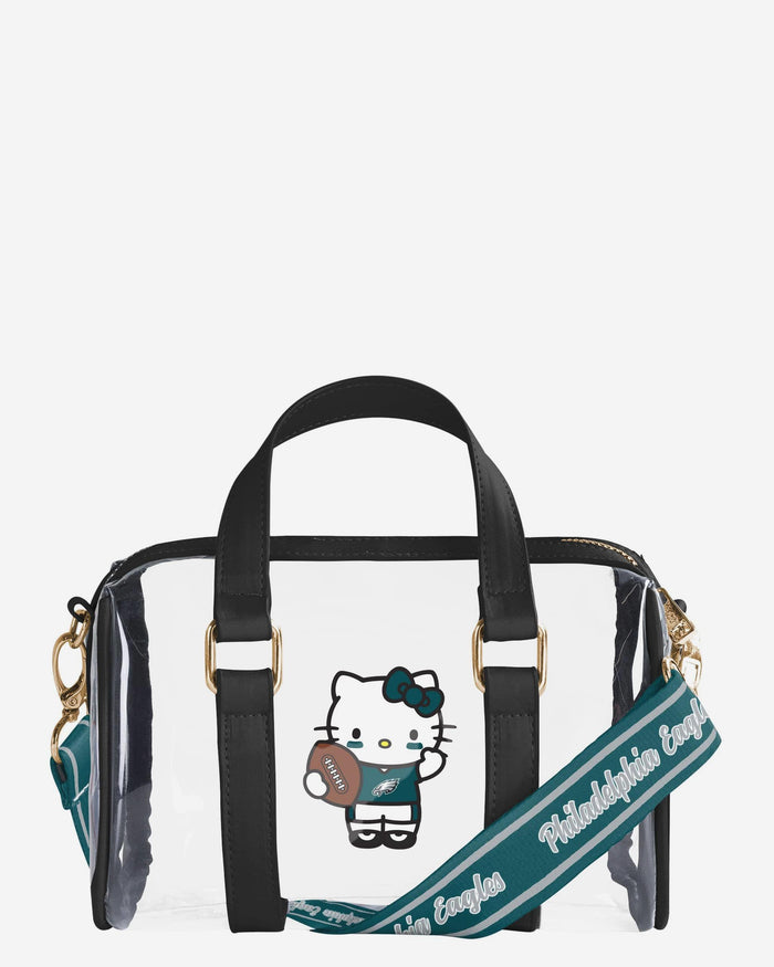 Philadelphia Eagles Hello Kitty® Clear Barrel Bag FOCO - FOCO.com