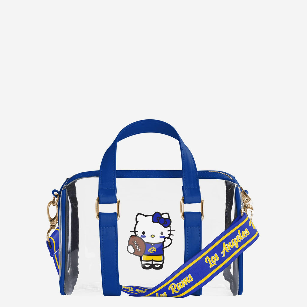 Los Angeles Rams Hello Kitty® Clear Barrel Bag FOCO - FOCO.com