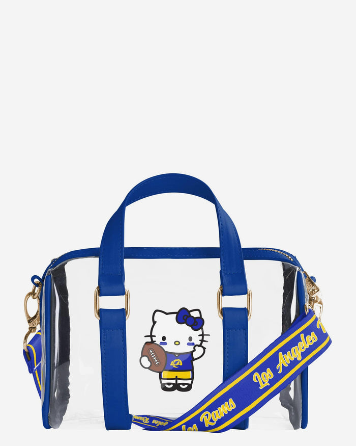 Los Angeles Rams Hello Kitty® Clear Barrel Bag FOCO - FOCO.com