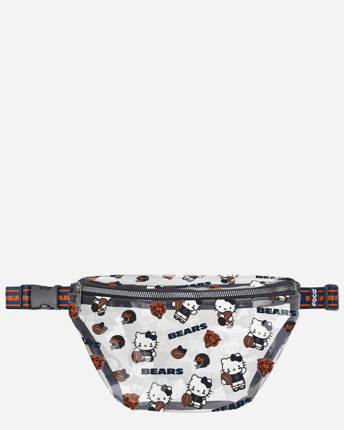 Chicago Bears Hello Kitty® Clear Fanny Pack FOCO - FOCO.com