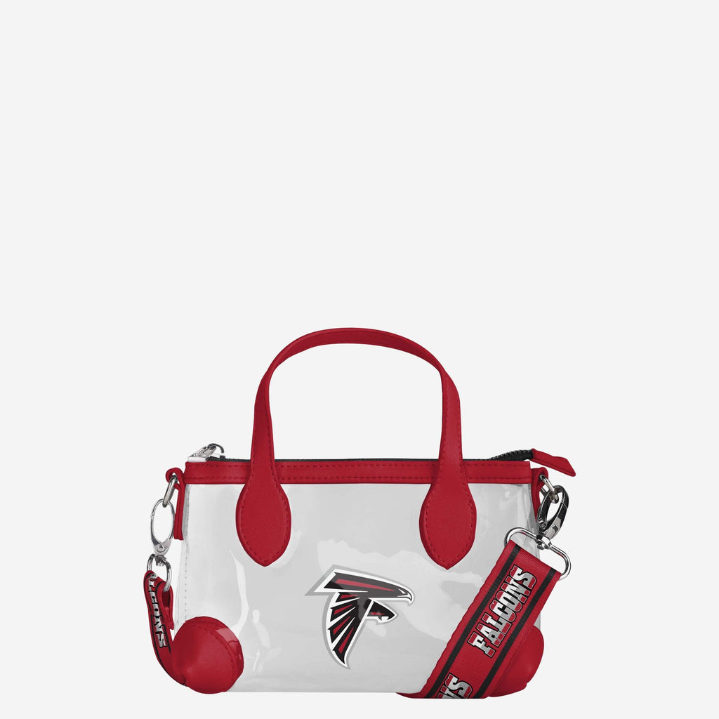 Atlanta Falcons Big Logo Clear Crossbody Mini Purse FOCO - FOCO.com