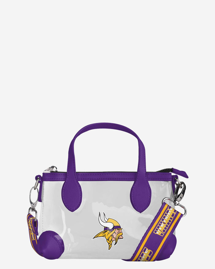 Minnesota Vikings Big Logo Clear Crossbody Mini Purse FOCO - FOCO.com