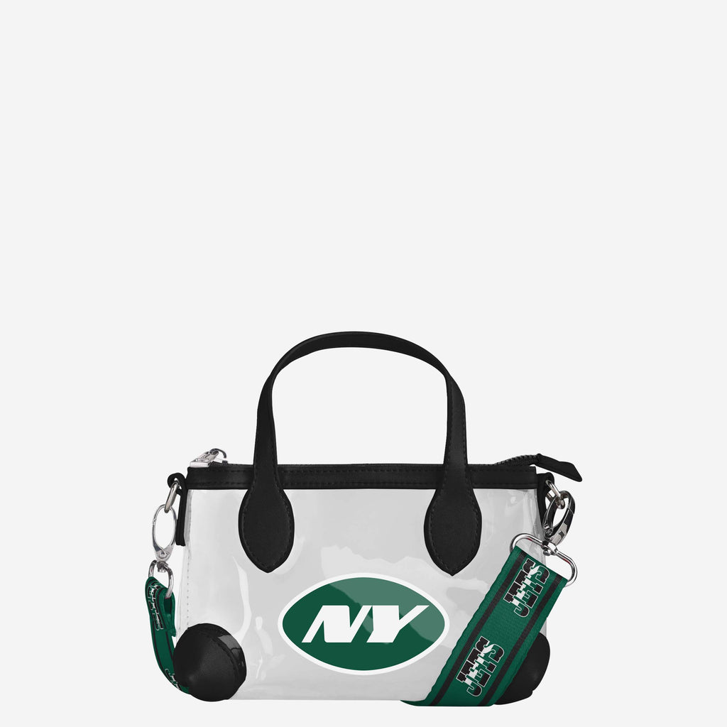 New York Jets Big Logo Clear Crossbody Mini Purse FOCO - FOCO.com