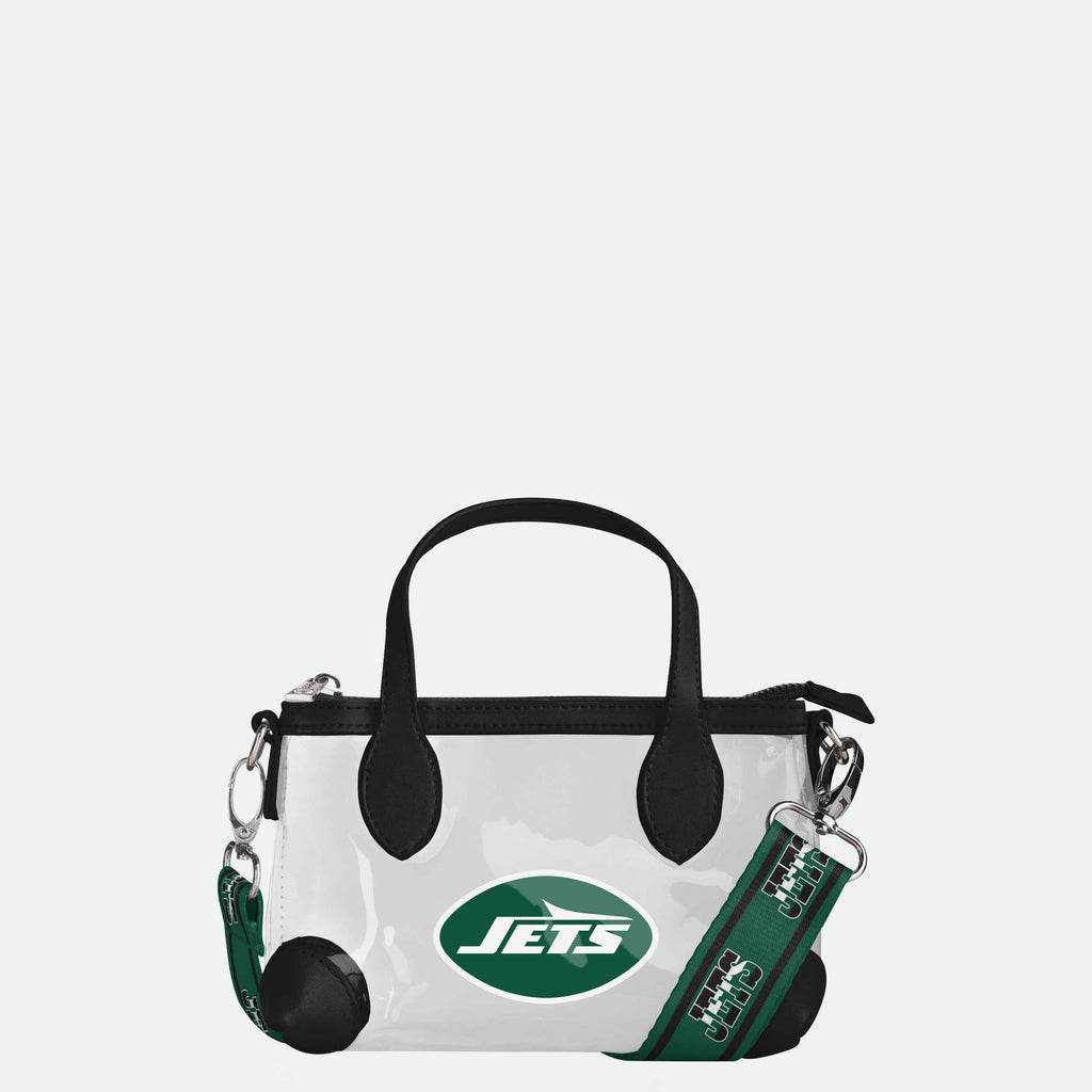 New York Jets Big Logo Clear Crossbody Mini Purse FOCO - FOCO.com