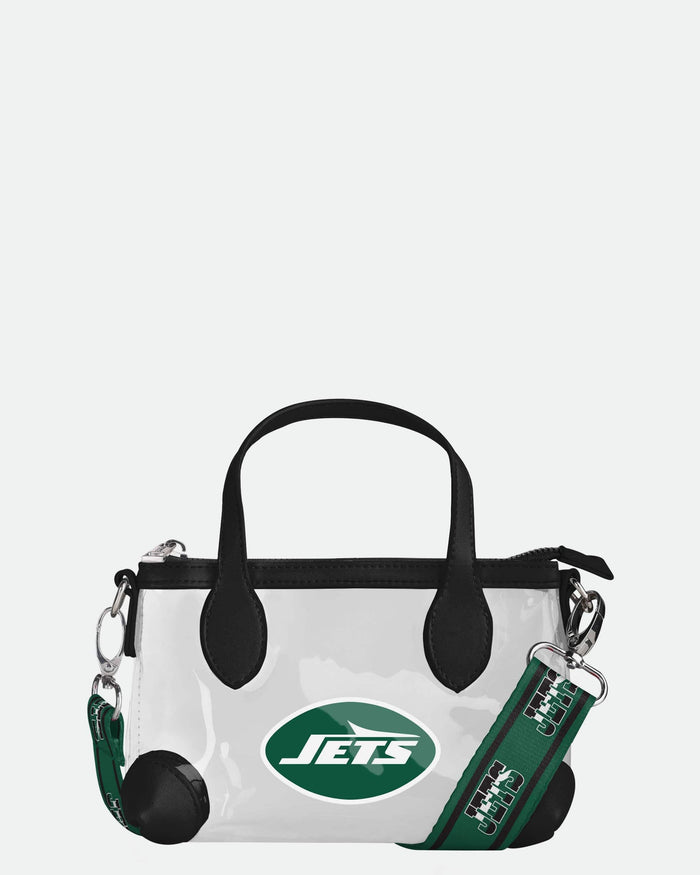 New York Jets Big Logo Clear Crossbody Mini Purse