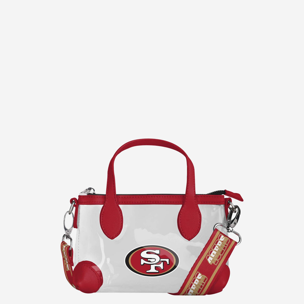 San Francisco 49ers Big Logo Clear Crossbody Mini Purse FOCO - FOCO.com