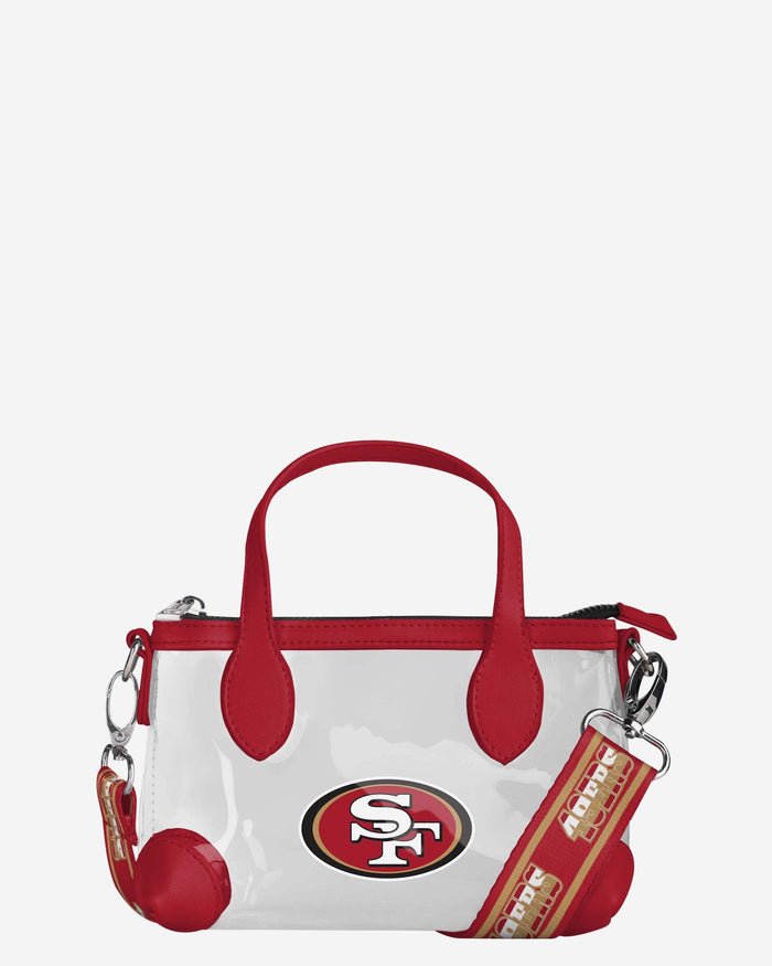 San Francisco 49ers Big Logo Clear Crossbody Mini Purse FOCO - FOCO.com