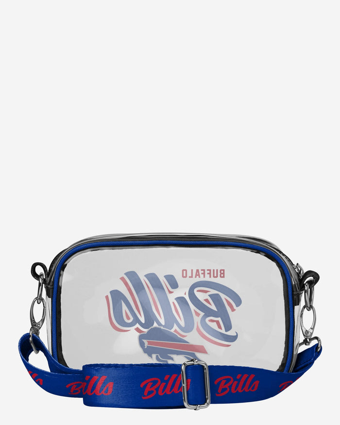 Buffalo Bills Monty Script Clear Crossbody Bag FOCO - FOCO.com