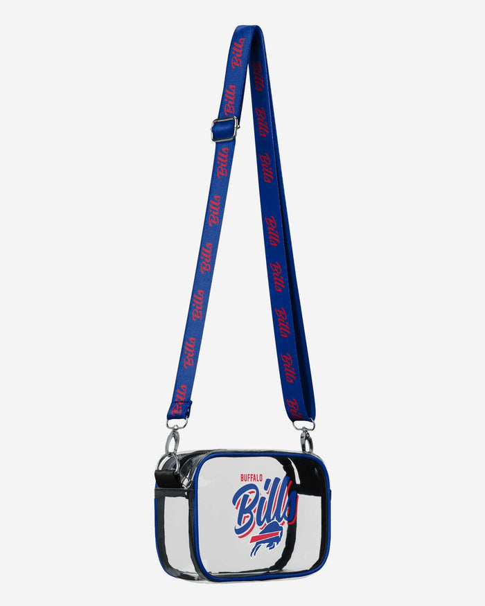 Buffalo Bills Monty Script Clear Crossbody Bag FOCO - FOCO.com