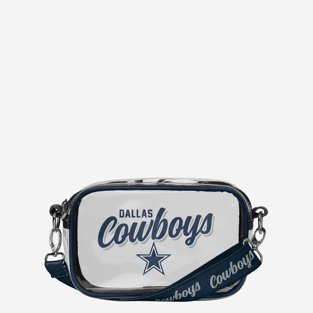 Dallas Cowboys Monty Script Clear Crossbody Bag FOCO - FOCO.com