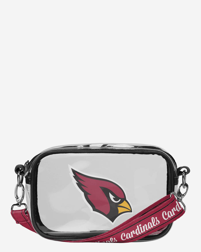 Arizona Cardinals Team Stripe Clear Crossbody Bag FOCO - FOCO.com