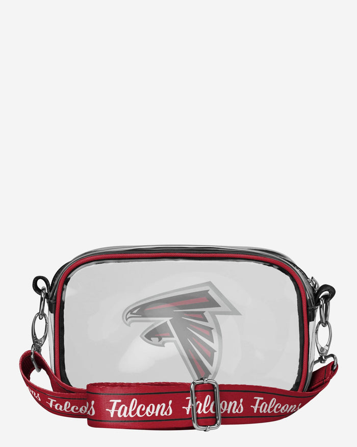 Atlanta Falcons Team Stripe Clear Crossbody Bag FOCO - FOCO.com