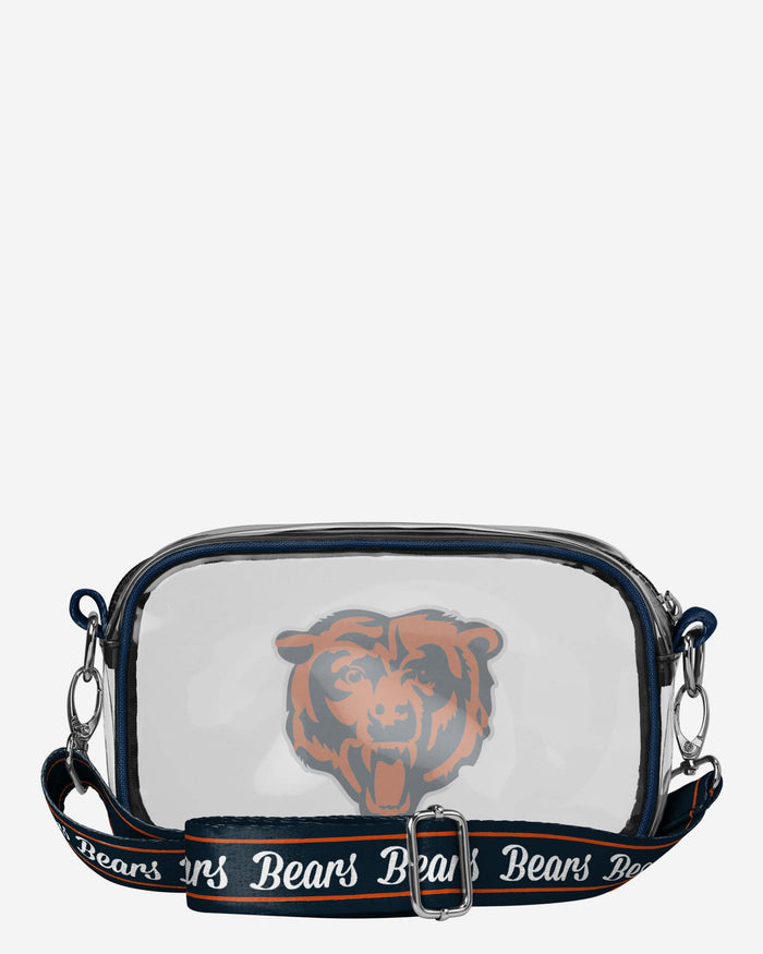 Chicago Bears Team Stripe Clear Crossbody Bag FOCO - FOCO.com