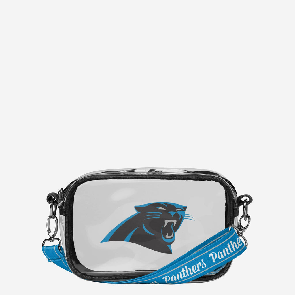 Carolina Panthers Team Stripe Clear Crossbody Bag FOCO - FOCO.com