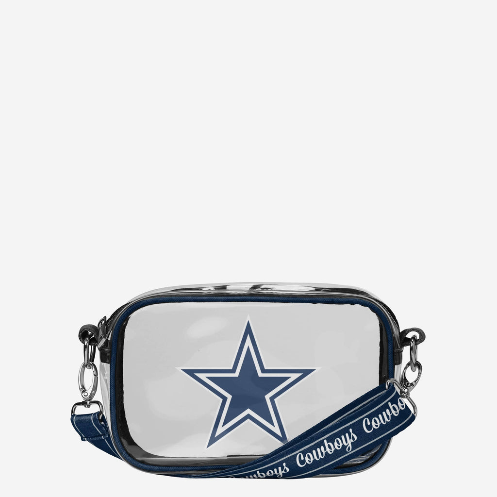 Dallas Cowboys Team Stripe Clear Crossbody Bag FOCO - FOCO.com