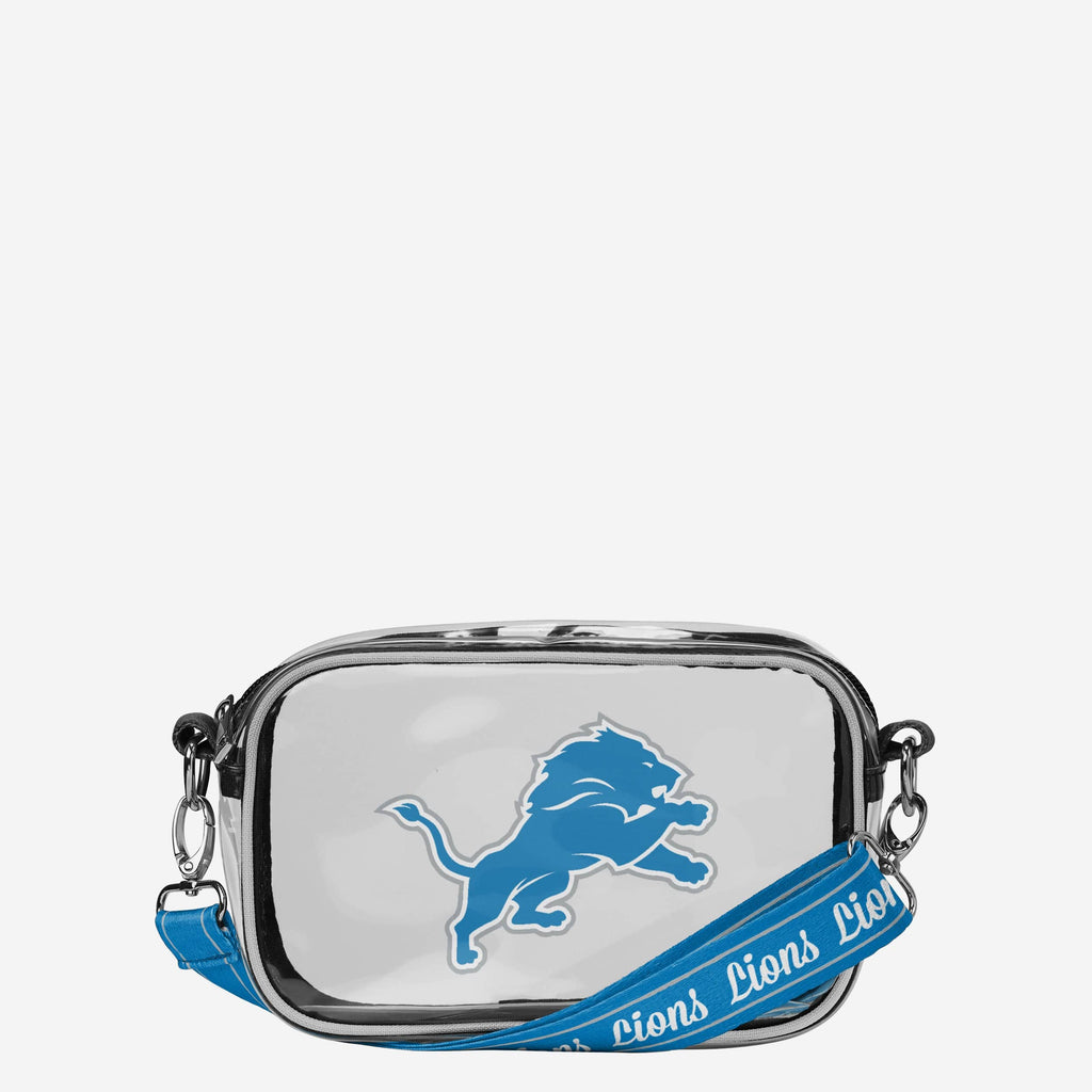 Detroit Lions Team Stripe Clear Crossbody Bag FOCO - FOCO.com