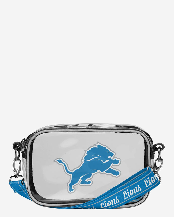 Detroit Lions Team Stripe Clear Crossbody Bag FOCO - FOCO.com