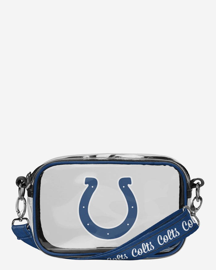 Indianapolis Colts Team Stripe Clear Crossbody Bag FOCO - FOCO.com