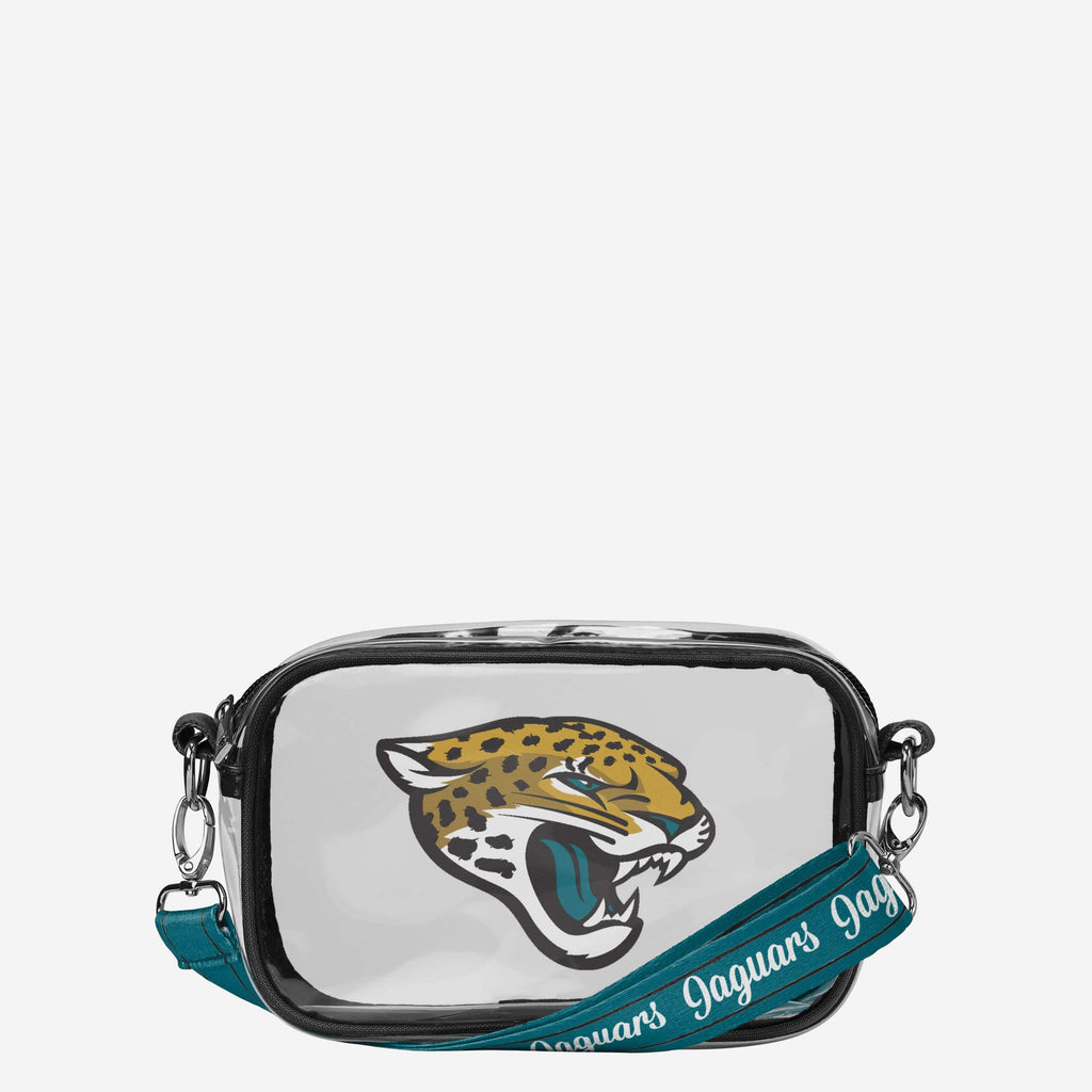 Jacksonville Jaguars Team Stripe Clear Crossbody Bag FOCO - FOCO.com