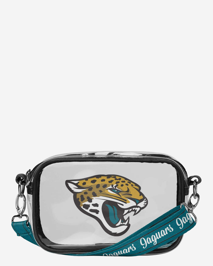 Jacksonville Jaguars Team Stripe Clear Crossbody Bag FOCO - FOCO.com