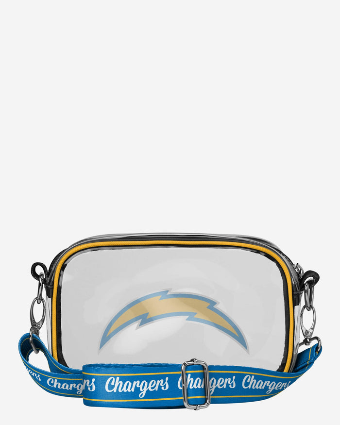 Los Angeles Chargers Team Stripe Clear Crossbody Bag FOCO - FOCO.com