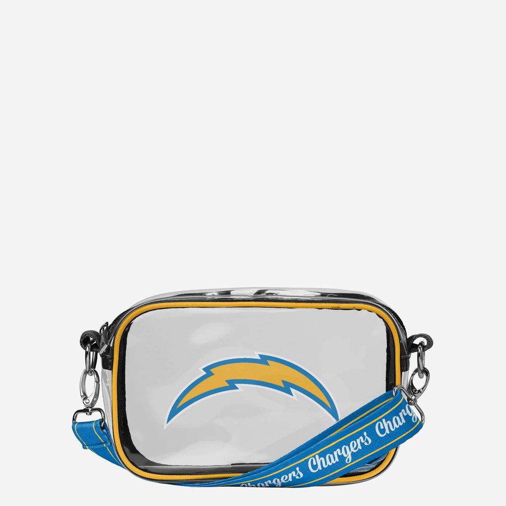 Los Angeles Chargers Team Stripe Clear Crossbody Bag FOCO - FOCO.com