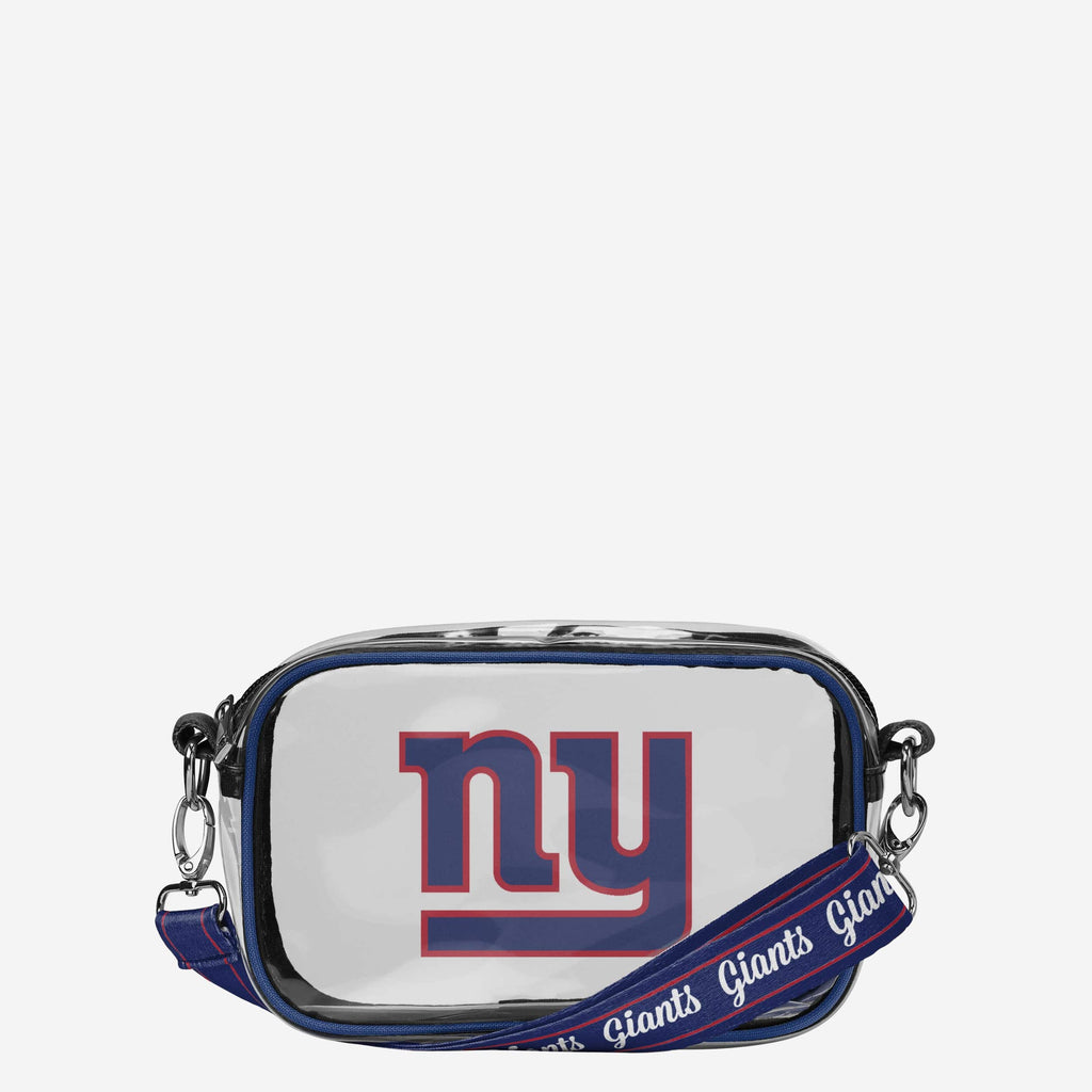 New York Giants Team Stripe Clear Crossbody Bag FOCO - FOCO.com