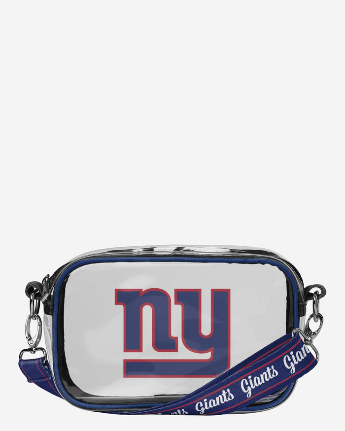 New York Giants Team Stripe Clear Crossbody Bag FOCO - FOCO.com